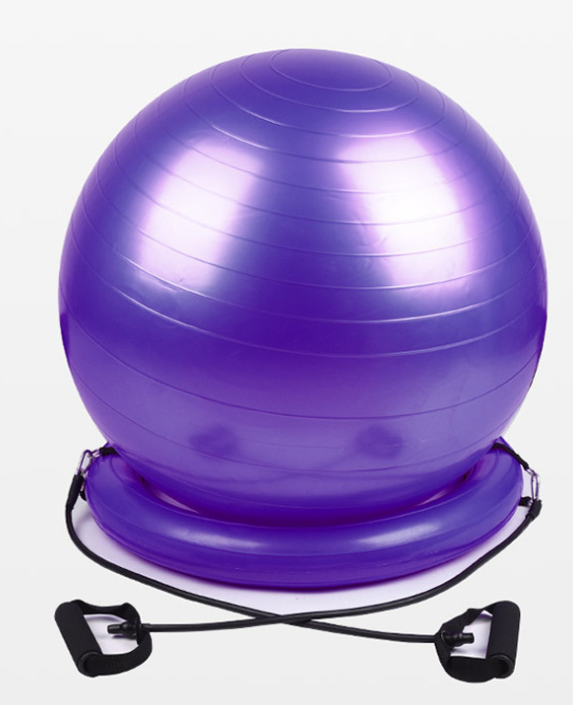 Stable Yoga Ball Holder with Secure Ring