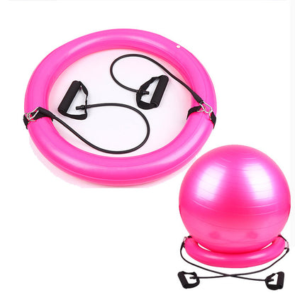 Stable Yoga Ball Holder with Secure Ring