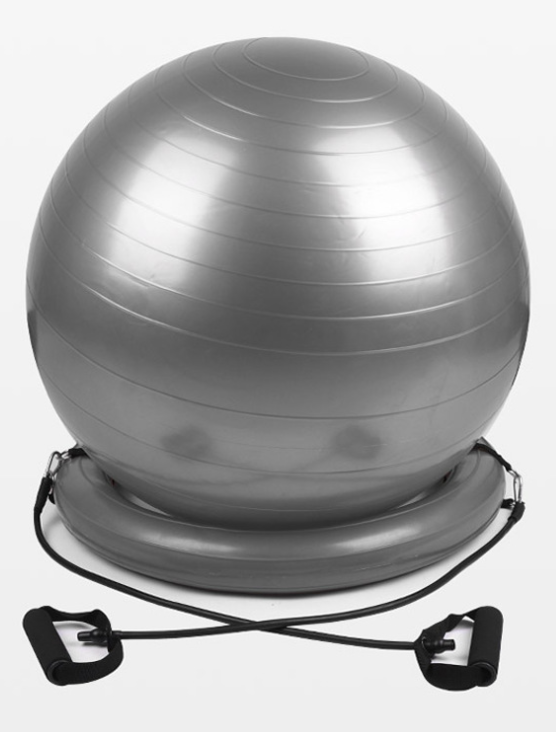 Stable Yoga Ball Holder with Secure Ring