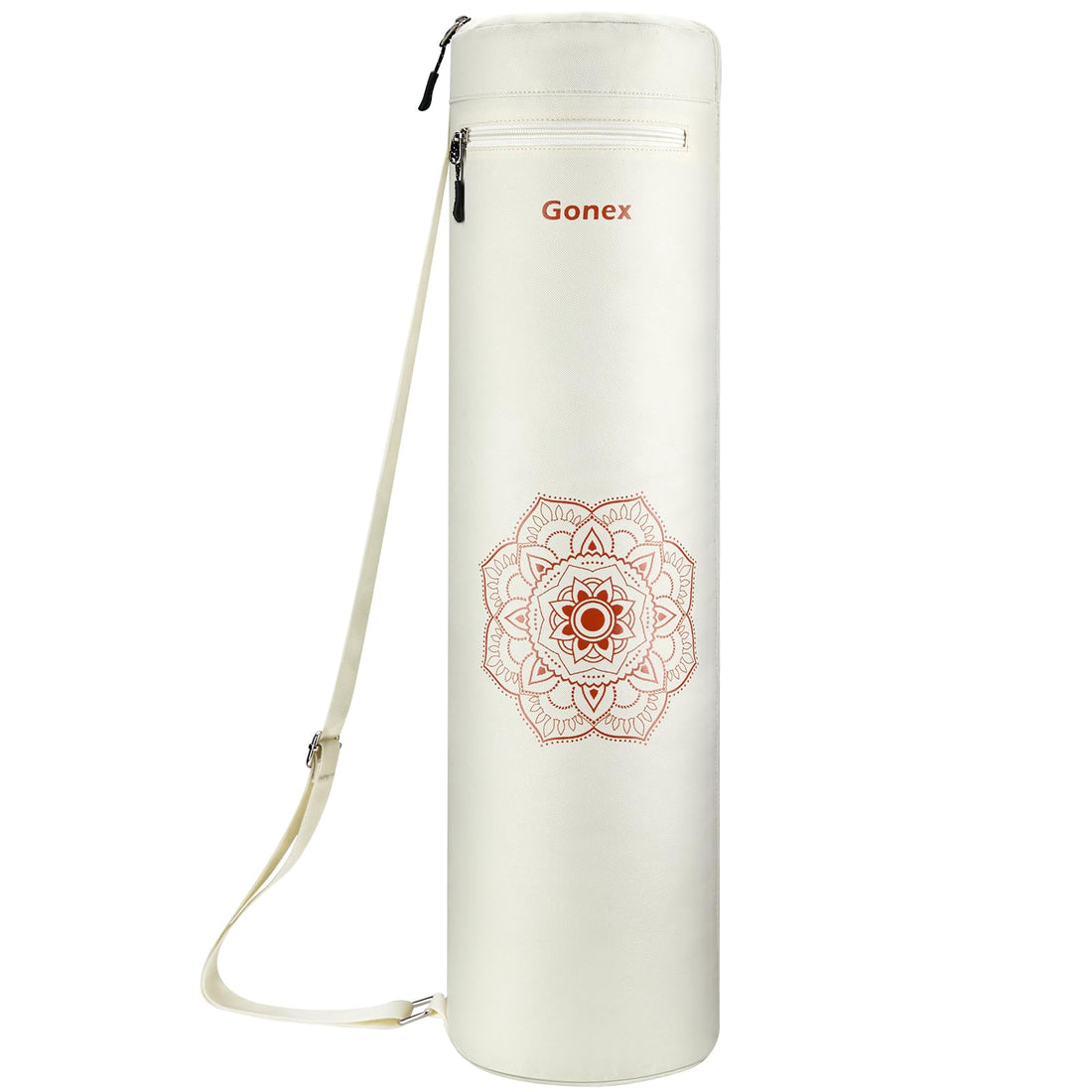 Gonex Yoga Mat Bag Yoga Mat Carrier Full-Zip Exercise Yoga Mat Carry Bag for Women Men with a Wet Pocket and Zipper Pocket Extra Wide Adjustable Shoulder Strap