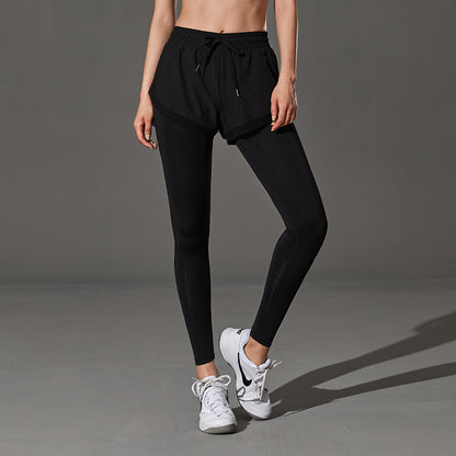 Plus Size Quick-Drying High Waist Yoga Pants for Women