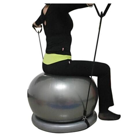 Stable Yoga Ball Holder with Secure Ring