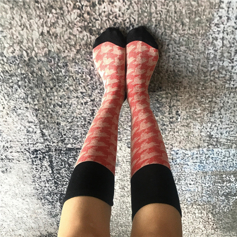 Knee-Length Fitness Cheerleading Yoga Running Socks