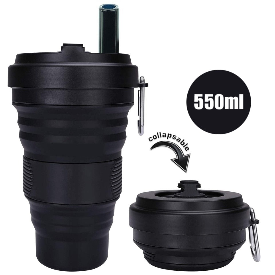 Folding Water Cup and Coffee Cup Gift Set