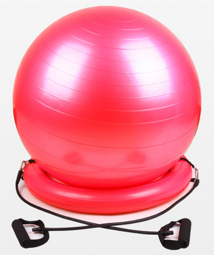 Stable Yoga Ball Holder with Secure Ring