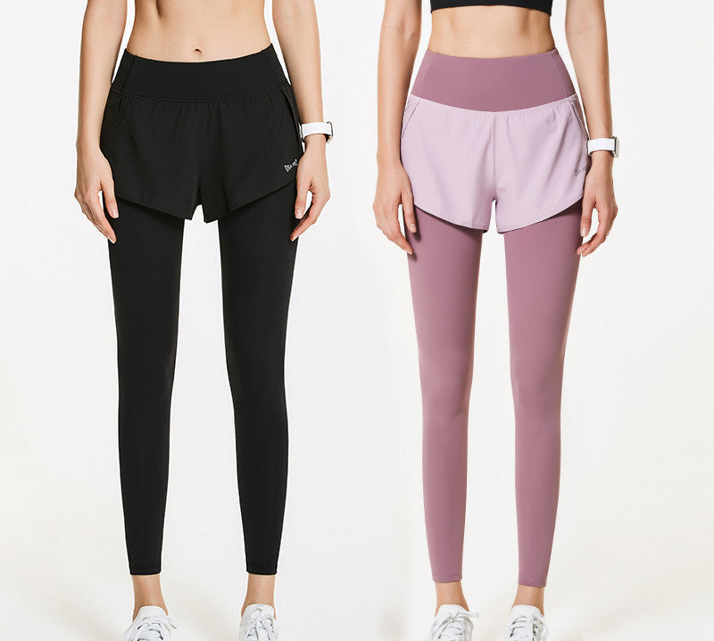 Plus Size Quick-Drying High Waist Yoga Pants for Women