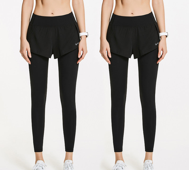 Plus Size Quick-Drying High Waist Yoga Pants for Women