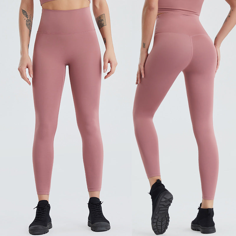 Quick-Drying Women’s Nude Yoga Pants for Comfort