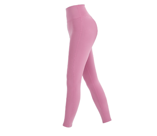 Lace High Waist Nude Yoga Pants for Women